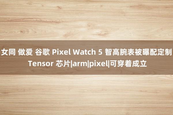 女同 做爱 谷歌 Pixel Watch 5 智高腕表被曝配定制 Tensor 芯片|arm|pixel|可穿着成立