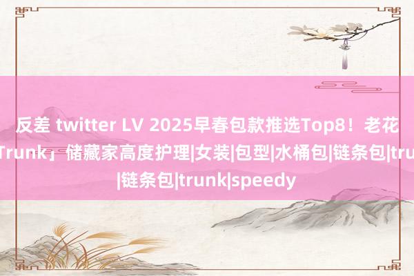 反差 twitter LV 2025早春包款推选Top8！老花「Speedy Trunk」储藏家高度护理|女装|包型|水桶包|链条包|trunk|speedy